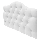 Cabeceira Suspensa Imperatriz 160 Cm Queen Size Corano Branco