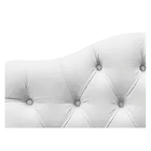 Cabeceira Suspensa Imperatriz 160 Cm Queen Size Suede Branco