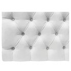 Cabeceira Suspensa Imperatriz 160 Cm Queen Size Suede Branco