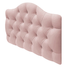 Cabeceira Suspensa Imperatriz 160 Cm Queen Size Suede Rosê -