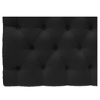 Cabeceira Suspensa Imperatriz 90 Cm Solteiro Suede Preto - Am