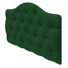 Cabeceira Suspensa Imperatriz 90 Cm Solteiro Suede Verde - Do