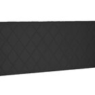 Cabeceira Suspensa King 195cm Suede Esmeralda  Preto