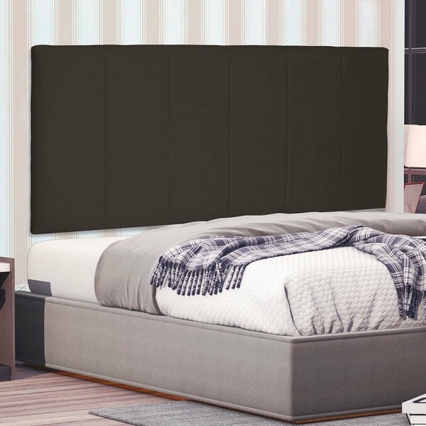 Cabeceira Suspensa King 195cm Suede Ravenna  Café