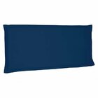 Cabeceira Suspensa King 195cm Suede Veneza  Azul Marinho