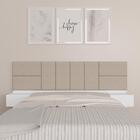 Cabeceira Suspensa Para Cama Casal Malibu Bran/bege -  M. Ara