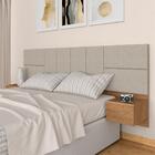 Cabeceira Suspensa Para Cama Queen Malibu Carv/bege -  M. Ara