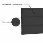 Cabeceira Suspensa Queen 160cm Suede La Itáliana  Preto