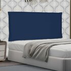 Cabeceira Suspensa Queen 160cm Suede Veneza  Azul Marinho
