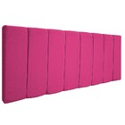 Cabeceira Suspensa Sevilha 140 Cm Casal Suede Pink - Amarena