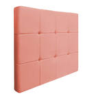 Cabeceira Suspensa Sleep 100 Cm Solteiro Suede Coral - Amaren