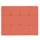 Cabeceira Suspensa Sleep 100 Cm Solteiro Suede Terracota - Am