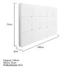 Cabeceira Suspensa Sleep 140 Cm Casal Corano Branco - Amarena