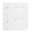 Cabeceira Suspensa Sleep 140 Cm Casal Corano Branco - Amarena