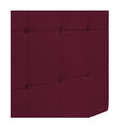 Cabeceira Suspensa Sleep 140 Cm Casal Suede Bordô - Amarena M