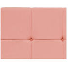 Cabeceira Suspensa Sleep 140 Cm Casal Suede Coral - Amarena M