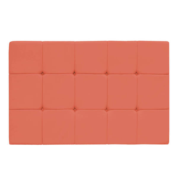 Cabeceira Suspensa Sleep 140 Cm Casal Suede Terracota - Amare