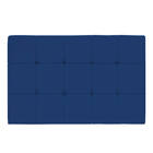 Cabeceira Suspensa Sleep 160 Cm Queen Size Suede Azul Marinho