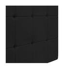 Cabeceira Suspensa Sleep 160 Cm Queen Size Suede Preto - Amar
