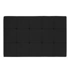 Cabeceira Suspensa Sleep 160 Cm Queen Size Suede Preto - Amar