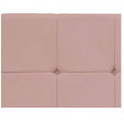 Cabeceira Suspensa Sleep 160 Cm Queen Size Suede Rosê - Amare