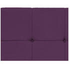 Cabeceira Suspensa Sleep 160 Cm Queen Size Suede Roxo - Amare