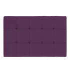 Cabeceira Suspensa Sleep 160 Cm Queen Size Suede Roxo - Amare