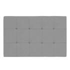 Cabeceira Suspensa Sleep 195 Cm King Size Corano Cinza - Amar