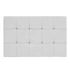 Cabeceira Suspensa Sleep 195 Cm King Size Suede Branco - Amar