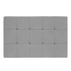 Cabeceira Suspensa Sleep 195 Cm King Size Suede Cinza - Amare
