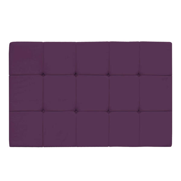 Cabeceira Suspensa Sleep 195 Cm King Size Suede Roxo - Amaren