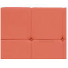 Cabeceira Suspensa Sleep 195 Cm King Size Suede Terracota - A