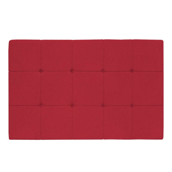 Cabeceira Suspensa Sleep 195 Cm King Size Suede Vermelho - Am