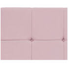 Cabeceira Suspensa Sleep 90 Cm Solteiro Corano Rosa Bebê - Am