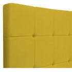 Cabeceira Suspensa Sleep 90 Cm Solteiro Suede Amarelo - Amare