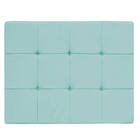 Cabeceira Suspensa Sleep 90 Cm Solteiro Suede Azul Tiffany -