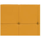 Cabeceira Suspensa Sleep 90 Cm Solteiro Suede Mostarda - Amar