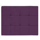 Cabeceira Suspensa Sleep 90 Cm Solteiro Suede Roxo - Amarena