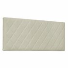 Cabeceira Suspensa Solteiro 90cm Esmeralda  Marfim