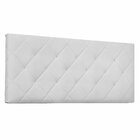 Cabeceira Suspensa Solteiro 90cm Tania  Branco