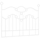 Cabeceira Taj Mahal Solteiro Branca