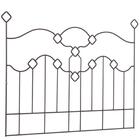 Cabeceira Taj Mahal Solteiro Preta