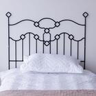 Cabeceira Taj Mahal Solteiro Preta