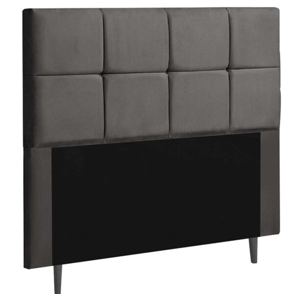 Cabeceira Talismã Queen 160cm Tecido Sintético Cinza