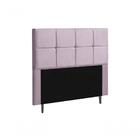 Cabeceira Talismã Solteiro 90cm Suede Rose