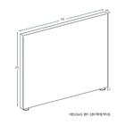 Cabeceira Tamisa Veluto Marrom King (8x188x125) - Revestida E