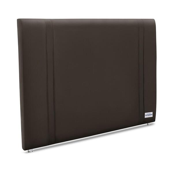Cabeceira Tamisa Veluto Marrom King (8x188x125) - Revestida E