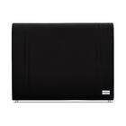 Cabeceira Tamisa Veluto Preto Casal (8x140x125) - Revestida E