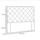 Cabeceira Tânia 140 Cm Casal