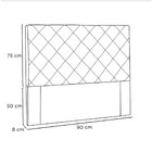Cabeceira Tânia 90 Cm Solteiro